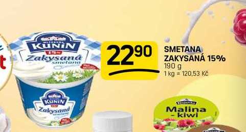 SMETANA ZAKYSANÁ 15% 190 g