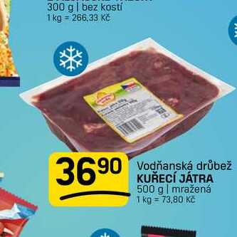 KUŘECÍ JÁTRA 500 g | mražená