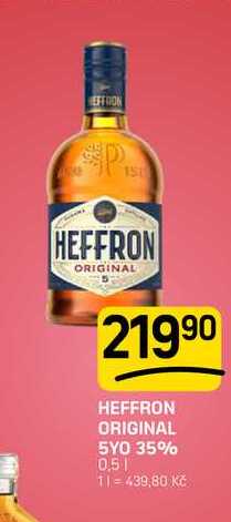 HEFFRON ORIGINAL 5YO 35% 0,5l