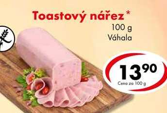 Toastový nářez, 100 g