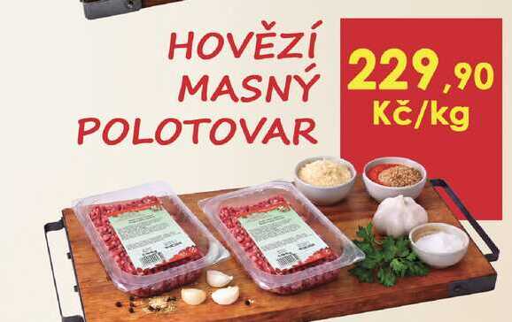 Hovězí masný polotovar 1kg