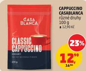 CAPPUCCINO CASABLANCA různé druhy, 100 g