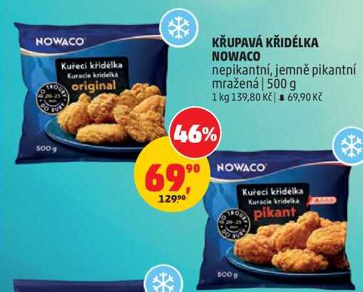 KŘUPAVÁ KŘIDÉLKA NOWACO nepikantní, 500 g