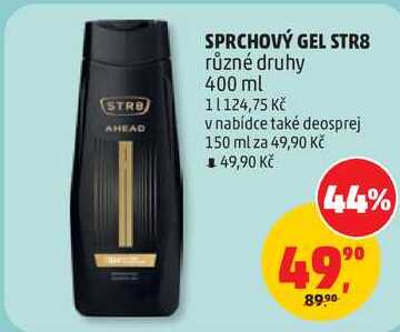 SPRCHOVÝ GEL STR8 různé druhy, 400 ml 