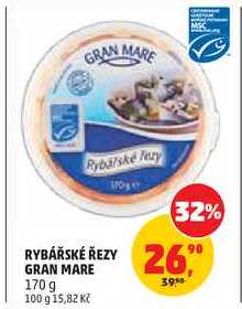 RYBÁŘSKÉ ŘEZY GRAN MARE, 170g 
