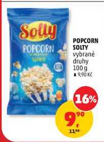 POPCORN SOLTY vybrané druhy, 100 g