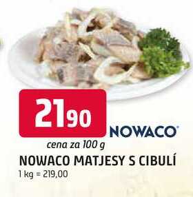 NOWACO MATJESY S CIBULÍ 100 g
