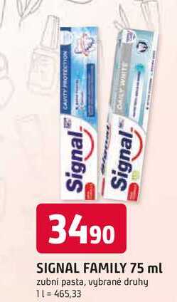 SIGNAL FAMILY 75 ml zubní pasta