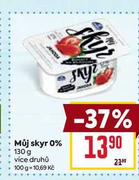 Můj skyr 0% 130 g