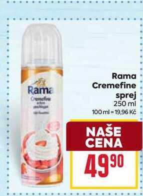 Rama Cremefine sprej 250 ml