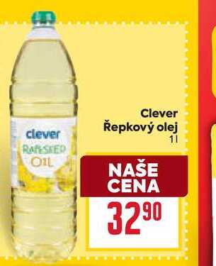 Clever Řepkový olej 1l