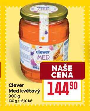 Clever Med květový 900 g