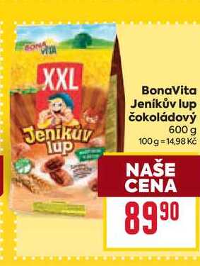 Bona Vita Jeníkův lup čokoládový 600 g
