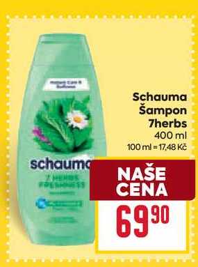 Schauma Šampon 7herbs 400 ml