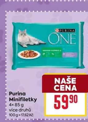 Purina Minifiletky 4x85 g