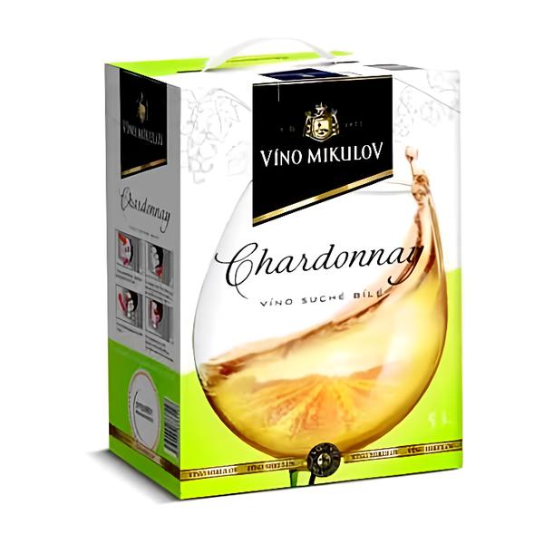 Víno Mikulov Chardonnay BiB