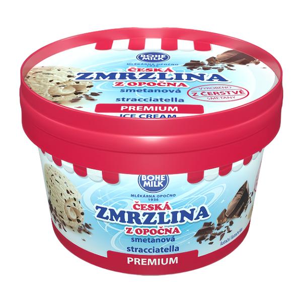 Bohemilk Premium Česká zmrzlina z Opočna Stracciatella