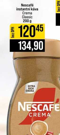 Nescafé instantní káva Crema Classic 200 g 
