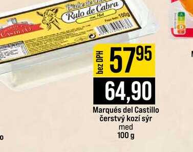 Marqués del Castillo čerstvý kozí sýr med 100 g