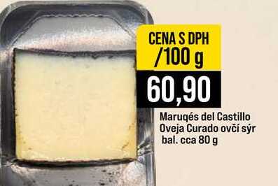 Maruqés del Castillo Oveja Curado ovčí sýr bal. cca 80 g