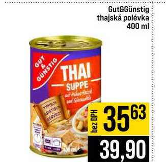 Gut&Günstig thajská polévka 400 ml 