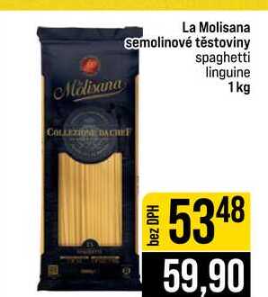 La Molisana semolinové těstoviny spaghetti linguine 1kg