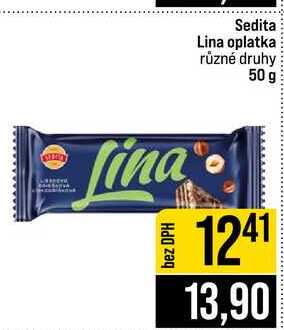 Sedita Lina oplatka různé druhy 50 g 