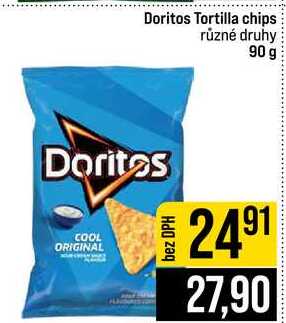 Doritos Tortilla chips různé druhy 90 g 