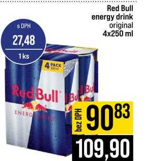 Red Bull energy drink original 4x250 ml