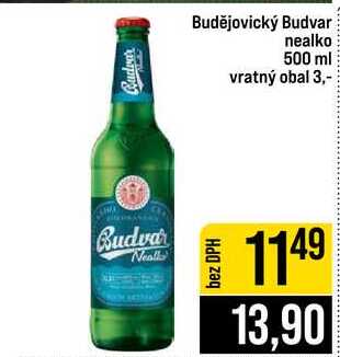 Budějovický Budvar nealko 500 ml 