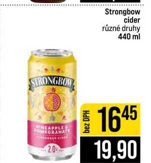 Strongbow cider různé druhy 440 ml