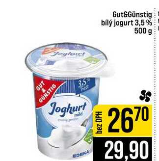 Gut&Günstig bílý jogurt 3,5% 500 g