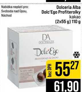 Dolceria Alba Dolc'Ego Profiterolky kakao 2x55 g 110 g