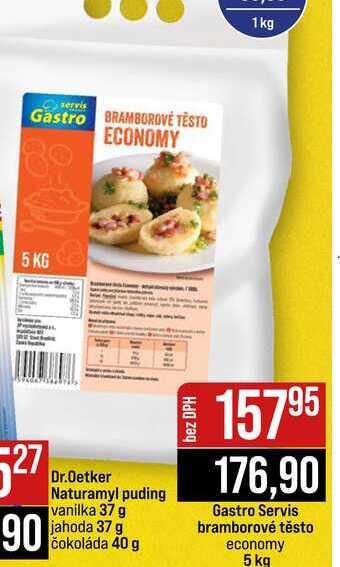 Gastro Servis bramborové těsto economy 5 kg