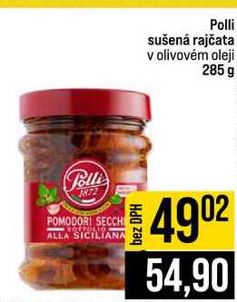 Polli sušená rajčata v olivovém oleji 285 g