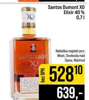 Santos Dumont XO Elixir 40% 0,7l