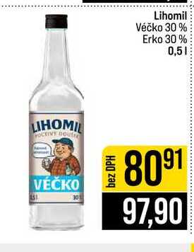 Lihomil Véčko 30% Erko 30% 0,5l