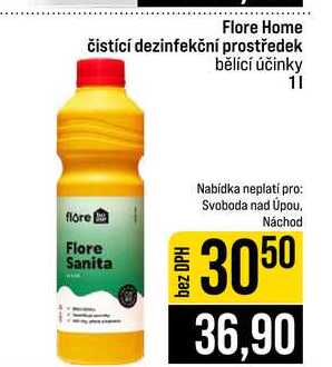 Flore Home čistící dezinfekční prostředek bělící účinky 1l
