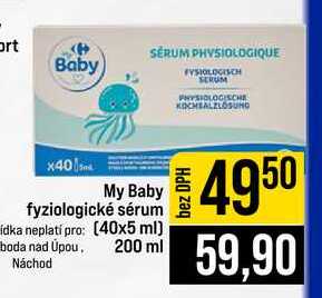 My Baby fyziologické sérum 40x5 ml 200 ml
