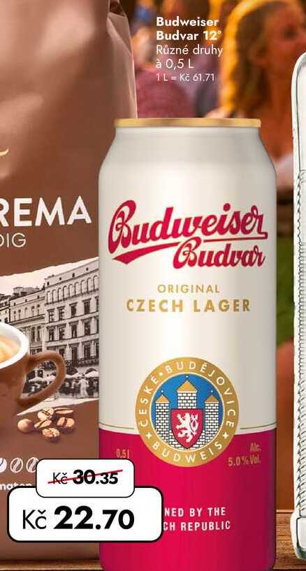 Budweiser Budvar 12° 0,5 L