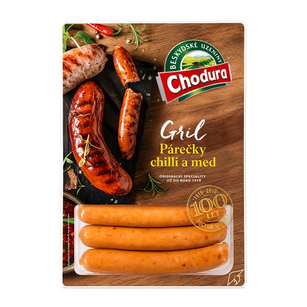 Chodura Párečky grilovací s chilli a medem