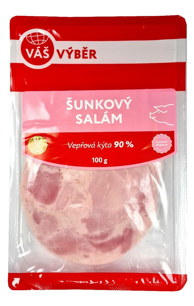 VÁŠ VÝBĚR Šunkový salám, 100 g