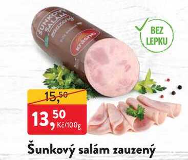 Šunkový salám zauzený 100g