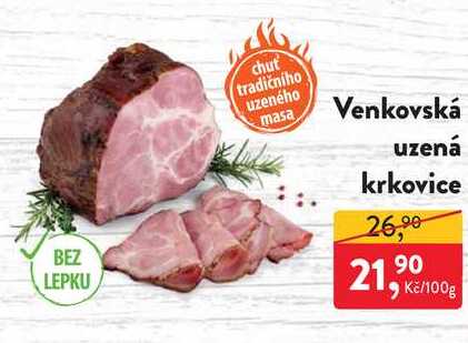 Venkovská uzená krkovice 100g