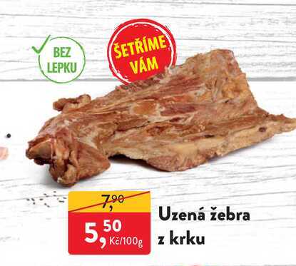 Uzená žebra 100g