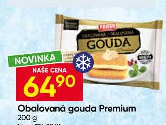 PAJERO Obalovaná gouda Premium 200 g