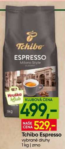 Tchibo Espresso vybrané druhy 1 kg zrno