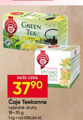 Teekanne vybrané druhy 18-35 g