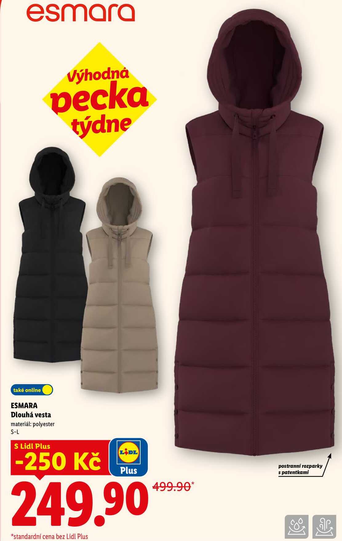 ESMARA Dlouhá vesta