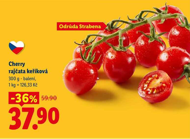 Cherry rajčata keříková, 300 g - balení